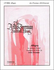 Allegro Handbell sheet music cover